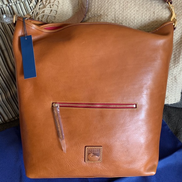 SOLD⛔️Authentic DOONEY & BOURKE Leather large Hobo/Top zip shoulder - Picture 7 of 15